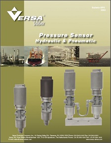 Versa Valve Pressure Sensor Stainless Steel Valve
